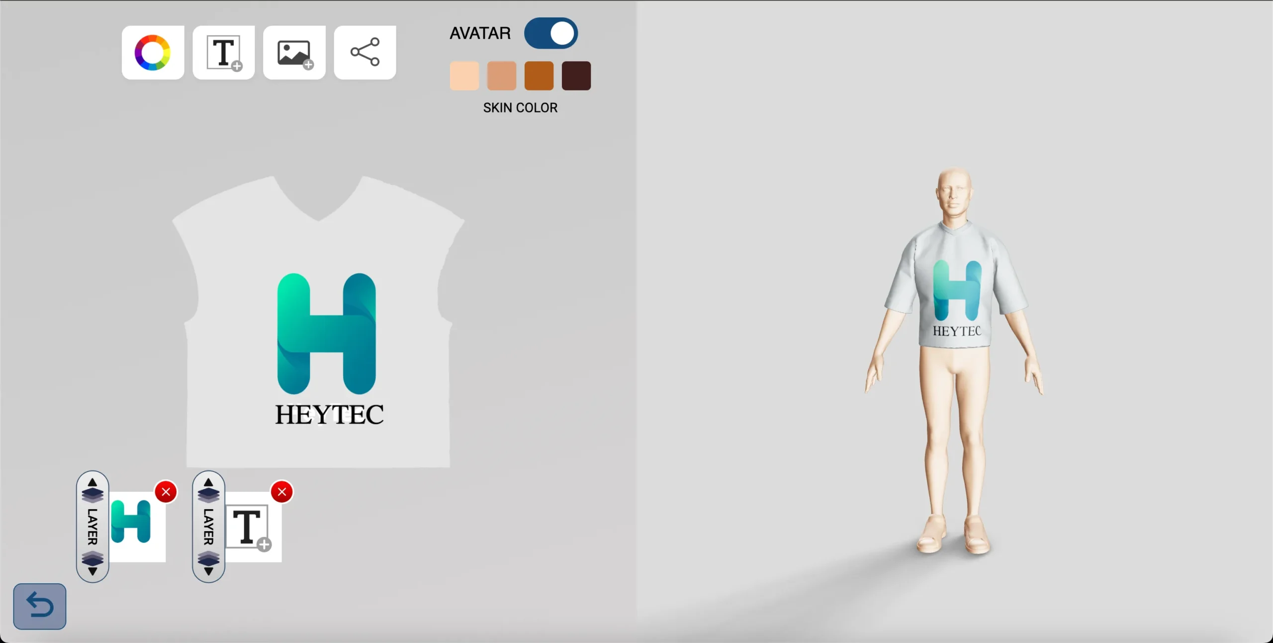 T Shirt Configurator