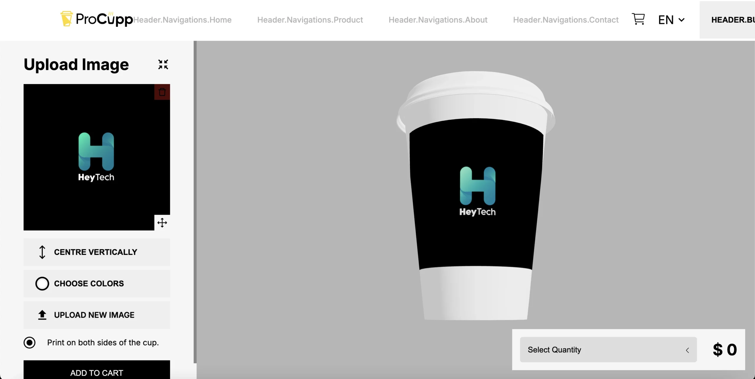 Prcoup Configurator